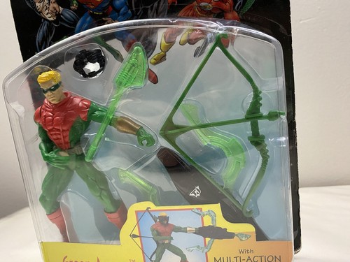 Kenner Dc Comics Total Justice Green Arrow 5” Action Figure Vintage 1997 - Picture 13 of 14