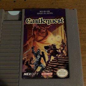 Nintendo Castlequest Loose NES Cartridge Tested Working