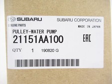 Genuine Oem Subaru 21151aa100 Water Pump Pulley