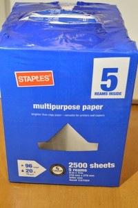 STAPLES-Multipurpose-Copy-Paper-5-Ream-Case-2-500-8-5-034-x11-034-Sheets-Printer-Copier