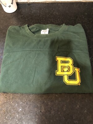 Baylor Bears Shirt Adult Large Pressbox Green Long Sleeve XL