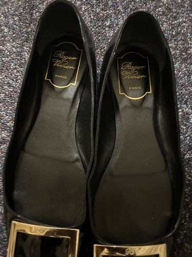 Roger Vivier Zapatos Mujer Clásico Negro Plano - Imagen 2 de 5