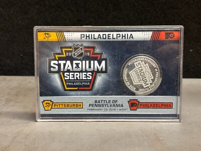 Highland Mint 2019 NHL Battle of Pennsylvania Silver Coin - Penguins Vs Flyers