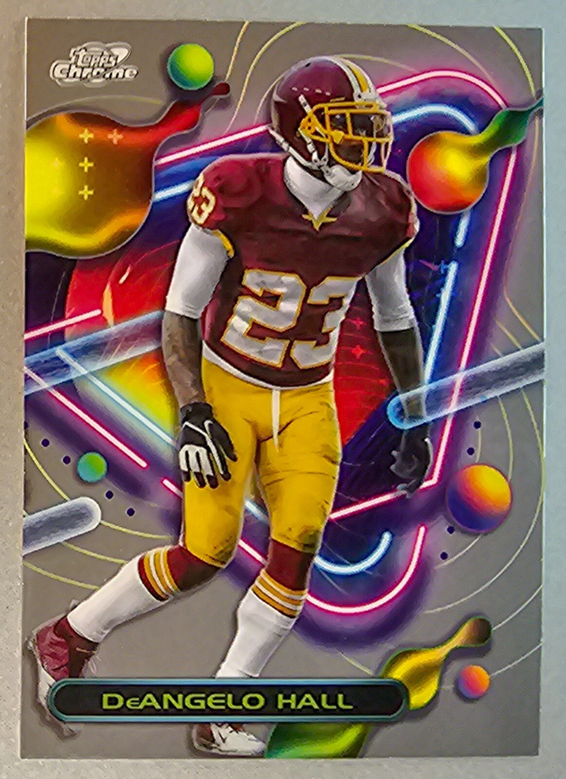 2023 Topps Composite Topps Chrome Cosmic #300 DeAngelo Hall REDSKINS