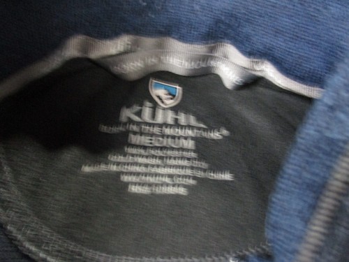 Kuhl Jacket Adult M Blue Hiking Outdoors Lightweight Pullover Logo Casual Mens - Picture 6 of 8