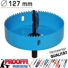 Lochsäge Kreisschneider Ø 127 mm Dosen Bohrer Loch Fräser Kreissäge Bohrkrone