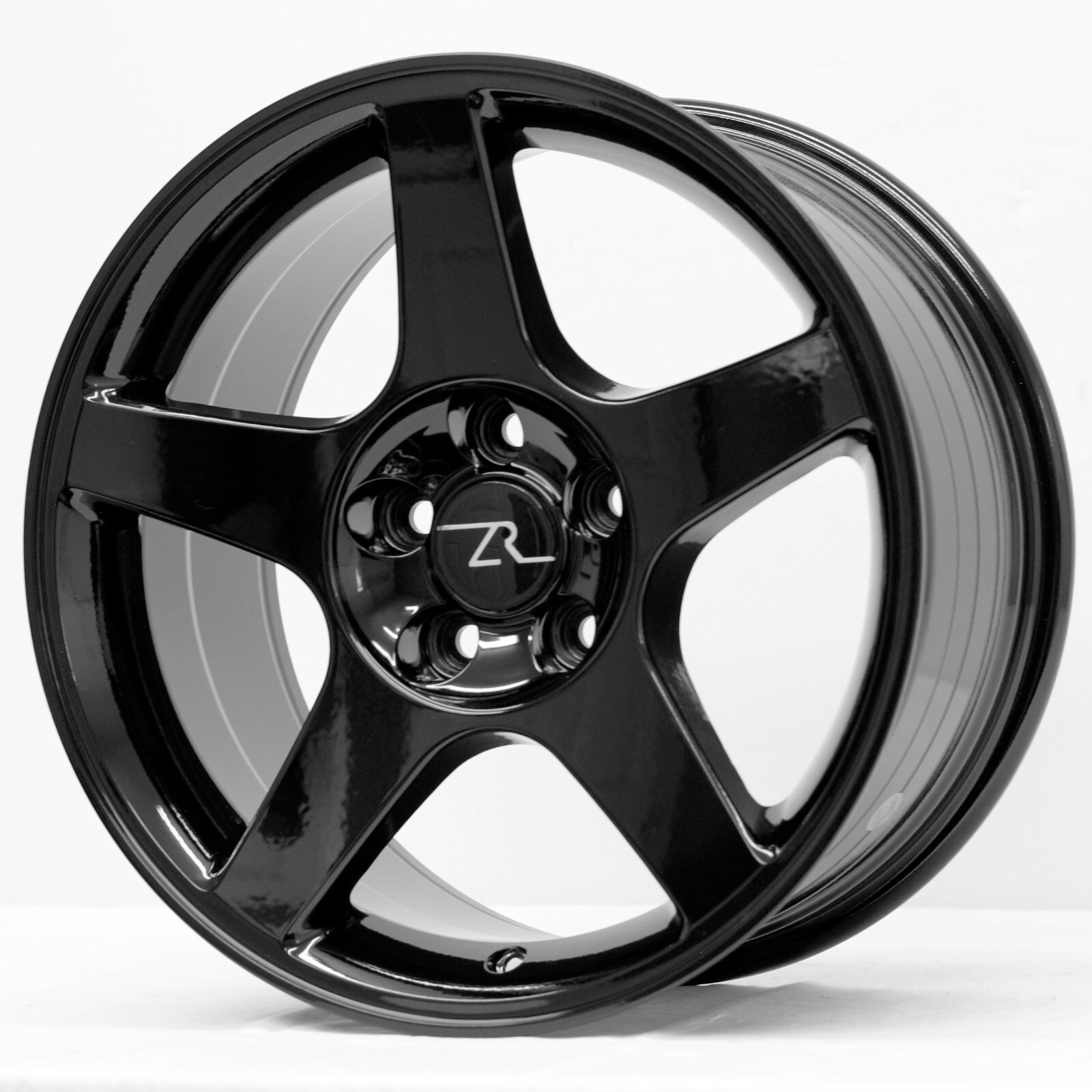 17" Black 03 04 Cobra Mustang Style Wheels 17x9 17x10.5 5x114.3 9404