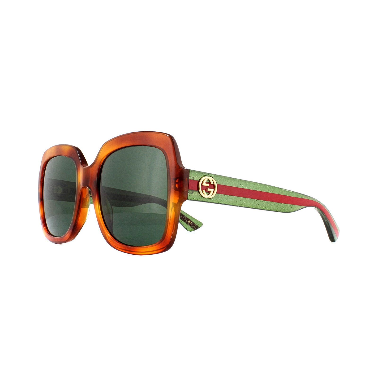gucci red and green glitter sunglasses