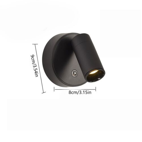 Magnetic LED Wall Light Rechargeable Lights 360° Rotation Spotlight Night Lamp - Picture 13 of 19