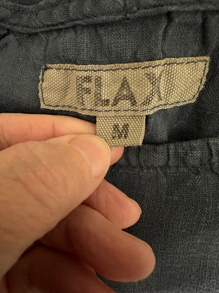 FLAX blue sleeveless dress Women's M - Image 3 of 3