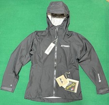 New Womens ADIDAS TERREX XPERIOR HYBRID SLIM-FIT WINDPROOF WATERPROOF JACKET