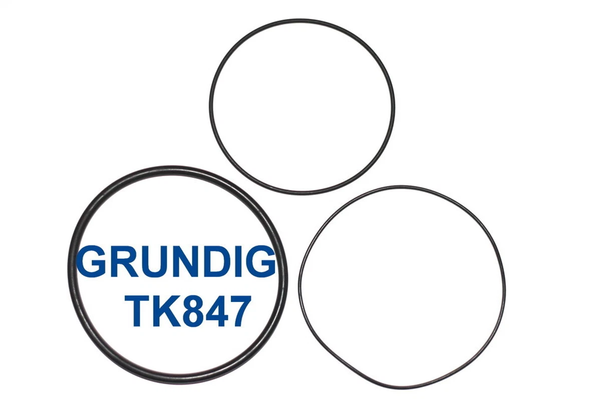 Kit Cinghie In Gomma Kant Per Grundig TK 847 &ndash; Ricambio Made In Germany