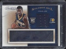 SOLOMON HILL 2013-14 TIMELESS TREASURES ROOKIE JERSEY ACETATE AUTO RC #117