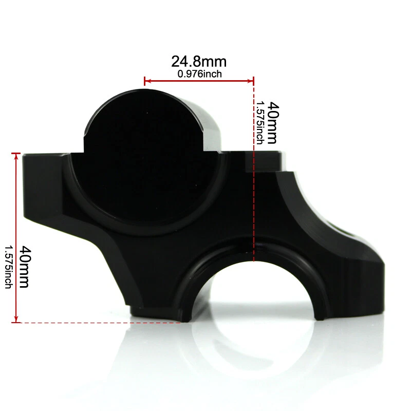 Fit For Yamaha MT-09 FZ-09 2016-2021 XSR900 2017-2021 Offset HandleBar Risers - Image 2 of 4