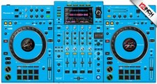 Pioneer XDJ-XZ Skin - light blue Serato