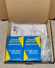 Digital Video Camera Mini DV Set 2 Lithium ION BATTERIES Plus CHARGER   NEW