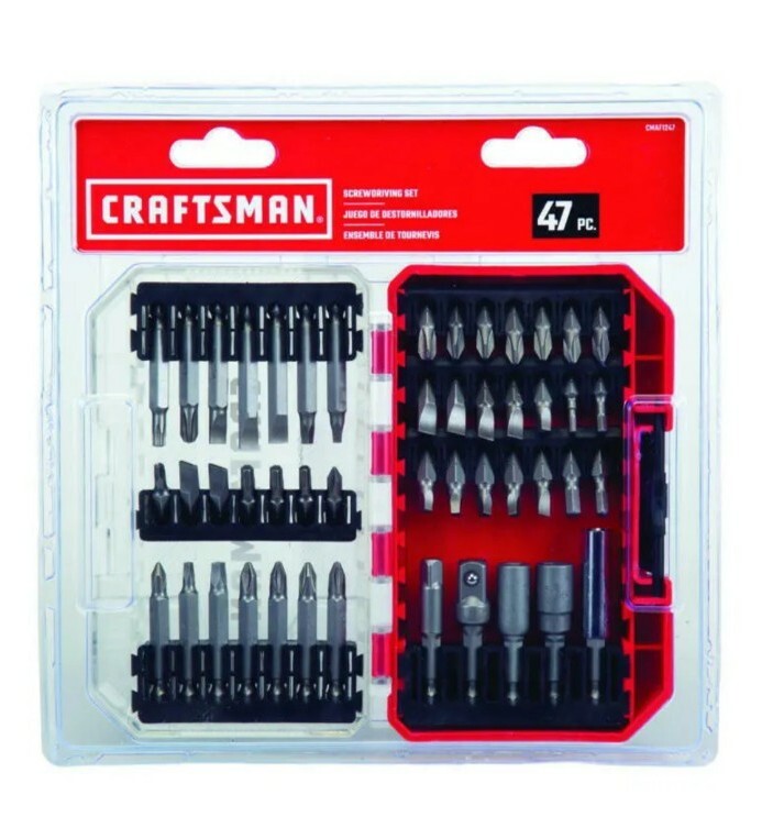 Craftsman Driver Bit Set Steel 47 pc CMAF1247 | eBay
