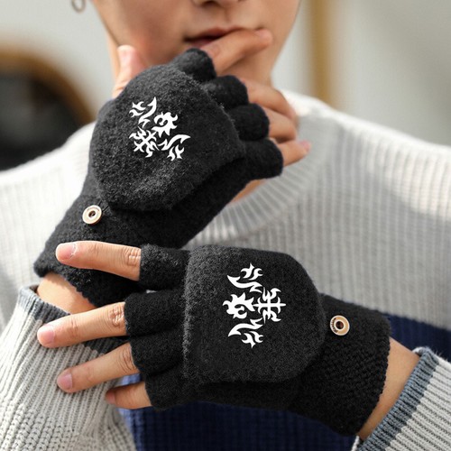 Fate Cosplay Guantes Sin Dedos Mitones Comodidad Invierno Caliente Mitones Anime Regalo - Imagen 8 de 21