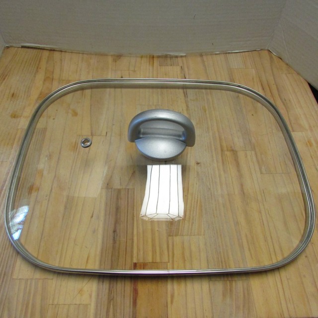 Glass and Stainless Steel Replacement Lid for Electric Skillet 15 x 12