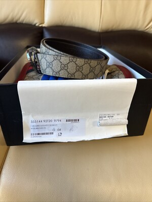 gucci gg supreme sneakers BOTH ONLY USE 4 TIMES SIZE 9 Super Clean Automatic