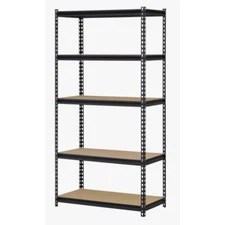 Steel Shelving Unit Heavy Duty Garage Shop Storage Organizer Metal Rack 5 Shelf