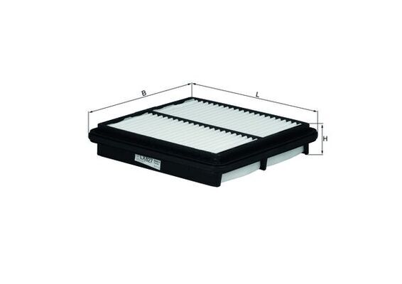 Knecht LX827 Luftfilter FüR Chery A1 Lanos FSO ZAZ Chance 1.3-1.6 02.97- Daewoo-image