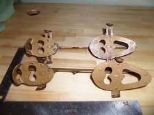 Vintage Steel Clamp On Ice Skates Union Hardware CT 524-1/2 Size 10-1/2