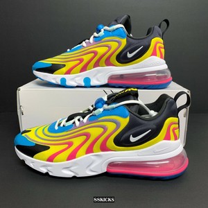 Nike Air Max 270 React Eng Cd0113 400 Laser Blue White Watermelon Summer Shoes Ebay