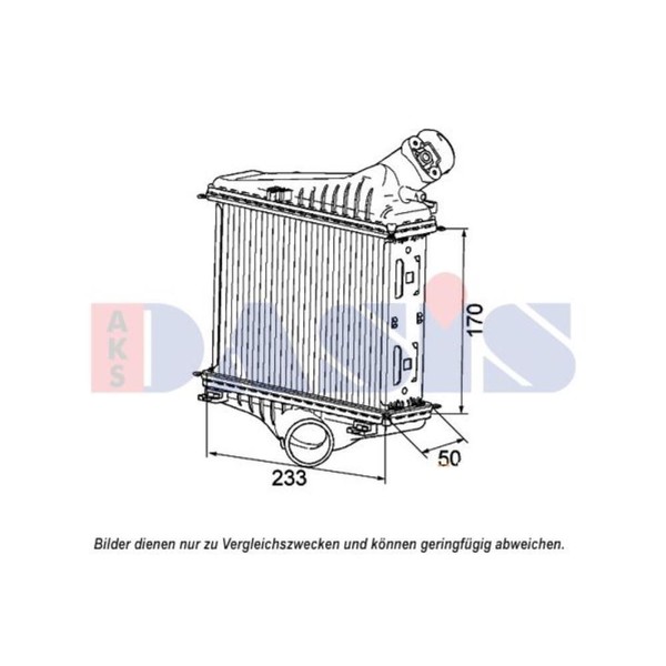 AKS Dasis LadeluftküHler Aluminium FüR Smart Fortwo Coupe 451 127019N-image