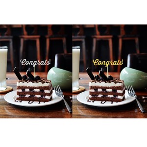 20x Congrats Cake Topper Graduation Wedding Retirement Party