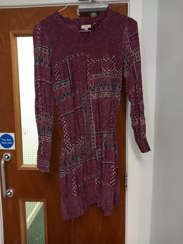 Fatface Pink Long Sleeved Dress uk 8R CHARITY SALE