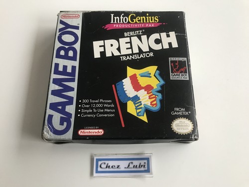 InfoGenius Productivity Pak Berlitz French Translator - Nintendo Game Boy - USA - Photo 2/8