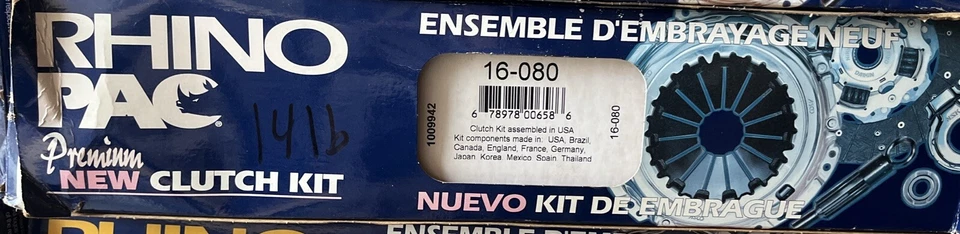 Rhino Pac 16-080 Clutch Kit - Image 2 of 3