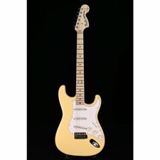 Fender Japan Exclusive Yngwie Malmsteen Signature Stratocaster Giallo Bianco