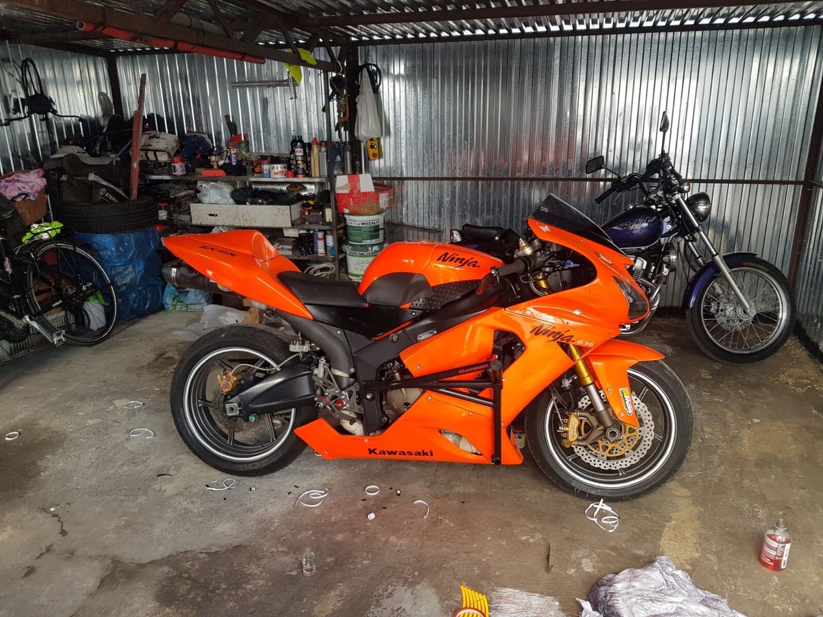 Kawasaki zx6r NINJA 2005 2006 crash cage engine guard crash