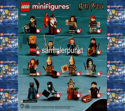1 LEGO  MINIFIGUR -im DVB oder OVP- Ihrer Wahl aus Harry Potter2 - LEGO #71028