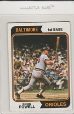 1974 Topps Boog Powell Baltimore Orioles #460 Baseball Card 1st Base