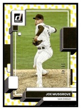 2022 Donruss Presidential Collection 182 Joe Musgrove #/46 San Diego Padres card