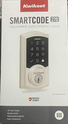 Kwikset 913 Smartcode Traditional Electronic Deadbolt - Satin Nickel ...