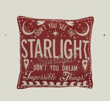 Taylor Swift  ❤️ RED (Taylor's Version) Starlight Pillow Decor 15” x 15” NEW