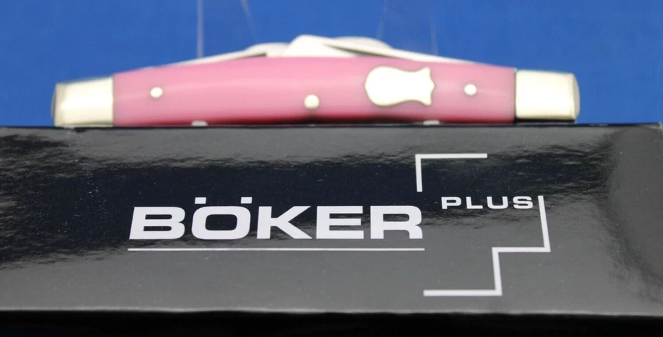Boker Plus 4 刀片粉色手柄国会口袋刀全新旧货 BubbaGum 粉红色 — 第 4/4 张图片
