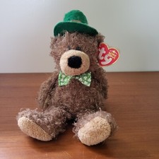 Ty Beanie Babies Lucky O' Day Irish Saint Patrick's Day Bear With Ear Tag