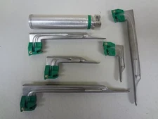  Laryngoscope Fiberoptic Miller Set EMT Anesthesia Intubation supplies  