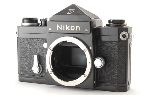 【 Excellent+5 】 Nikon F Eyelevel Black 35mm SLR Film Camera Body From Japan