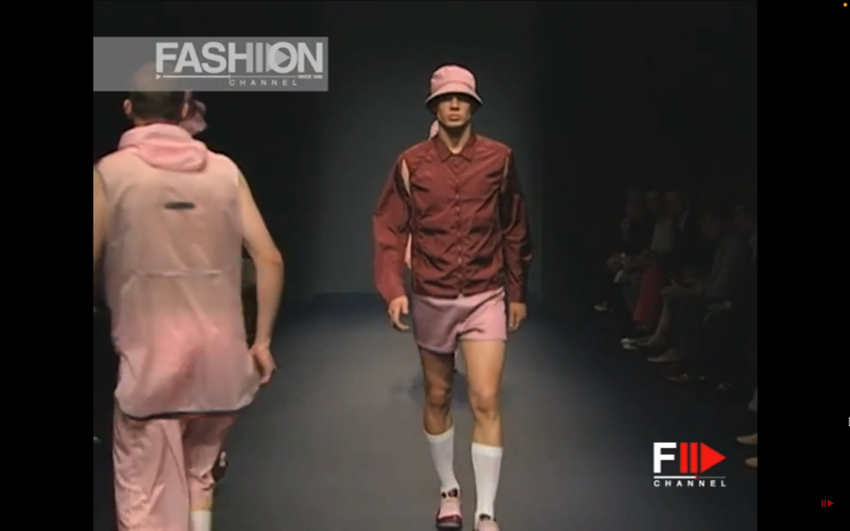 2000 Vintage PRADA Jacket Zip Bomber Sport Burgundy Nylon Red Tab