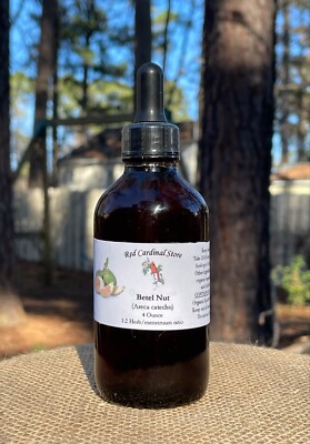 Betel Nut (Bing Lang, Areca Nut) Tincture Herb Extract Double Extraction