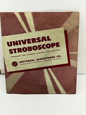 UNIVERSAL STROBOSCOPE PHONOGRAPH & RECORDER TURNTABLE SPEED INDICATOR