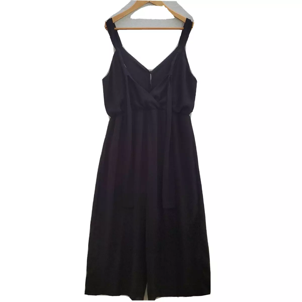 Sienna Sky Romper Jumpsuit Medium Black wide leg
