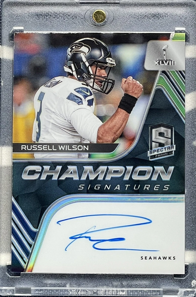 Russell Wilson Autograph Football Trading Cards for sale | eBay