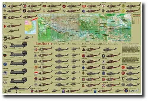 Lam Son 719 by Joe Kline - All U.S. Army Aviation Units - Helicopter Art - 第 1/1 張圖片